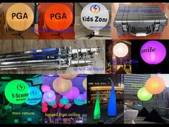 1.6m/5.2ft LED হোয়াইট বা RGBW 400W ইভেন্ট বেলুন লাইট