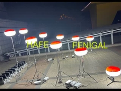 400W এলইডি ইনফ্ল্যাটেবল লাইট টাওয়ার, কাজের এলাকার জন্য নরম আলো, সহজে সেটআপ