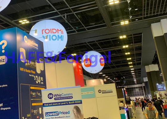 বিজ্ঞাপন আলংকারিক চাঁদ বেলুন লাইট ট্রাইপড LED 400W কার্যকলাপ নির্দেশিকা 2m