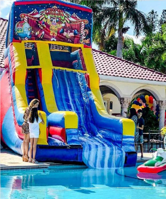 আধুনিক সহজ সাশ্রয়ী মূল্যের বাণিজ্যিক inflatable জল স্লাইড & শিশুদের ঝাঁকুনি ঘর