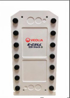 Veolia E-Cell* EDI MK-3PharmHT স্ট্যাক ইডি মডিউল প্রবাহ 3.4 m3/h (15 gpm), 109μs/Cm ইডি সিস্টেমের নিচে একটি পরিবাহিতা