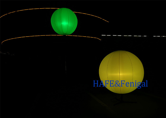 400W 600W RGB Inflatable LED Light ক্যাম্পিং পার্টি আউটডোর সজ্জা 1-3M কাস্টম