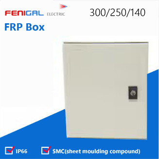 SMC পলিস্টার FRP বক্স 220/380V পাওয়ার ডিস্ট্রিবিউশন বক্স IP66 জলরোধী বৈদ্যুতিক বক্স