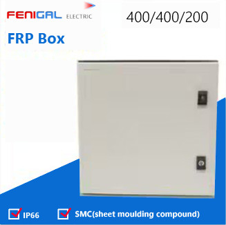 SMC পলিস্টার FRP বক্স 220/380V পাওয়ার ডিস্ট্রিবিউশন বক্স IP66 জলরোধী বৈদ্যুতিক বক্স