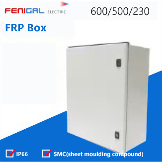SMC পলিস্টার FRP বক্স 220/380V পাওয়ার ডিস্ট্রিবিউশন বক্স IP66 জলরোধী বৈদ্যুতিক বক্স