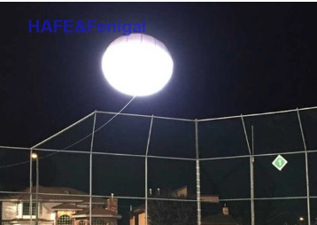 এলিলিপ্স 1.8kw হিলিয়াম বায়ু ভরা ডিমমেবল LED CRMX কন্ট্রোল ফিল্ম ফিল্ম সেট বেলুন আলো