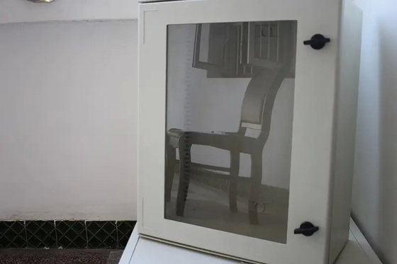 IK08 প্রাচীর মাউন্ট করা SMC ফাইবারগ্লাস আবরণ বাক্স স্বচ্ছ ঢাকনা সহ