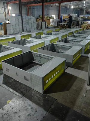এসএমসি 1000x800x700 মিমি ফাইবারগ্লাস বক্স বক্স আইসোলেশন