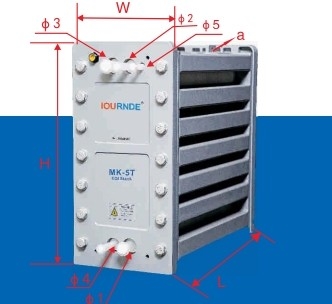 3.5-5.5m3/H EDI স্ট্যাক MK-5T ইলেক্ট্রোডায়োনিজেশনের জন্য বিশুদ্ধ জল উত্পাদন