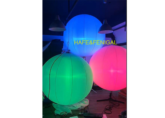 ডায়া।1.6m / 5.2ft 400W LED RGBW DMX নিয়ন্ত্রণ সহ রঙ পরিবর্তনকারী বেলুন আলো