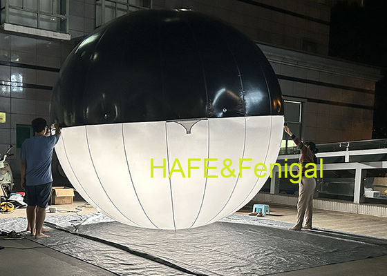 চলচ্চিত্র নির্মাতারা উজ্জ্বল গোলাকার এলইডি দুটি রঙের বেলুনের আলো ঝুলিয়ে রাখবেন