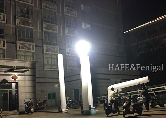 বহিরঙ্গন বিদ্যুৎ সরবরাহ ঐচ্ছিক 120V/50HZ HID 1000w ইনফ্ল্যাটেবল জরুরি আলো টাওয়ার ব্যাটারি