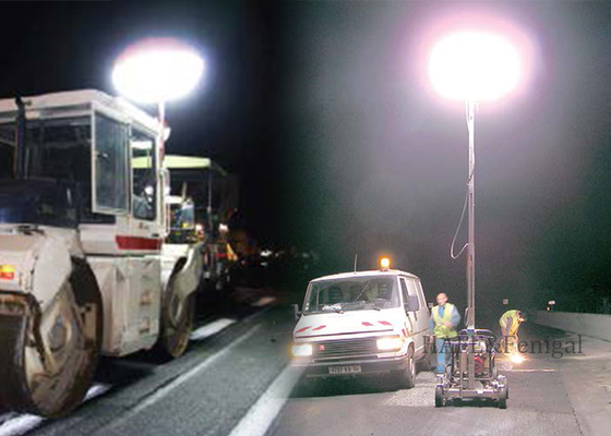 অগ্নিকাণ্ডের জরুরি উদ্ধার রাতের নির্মাণ 640W LED নিরাপত্তা বেলুন লাইট কাস্টমাইজেশন সমর্থন করে