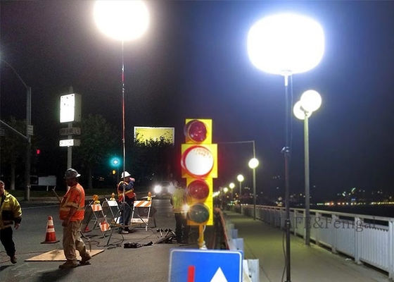 800W ডিমেবল এলইডি ইনফ্ল্যাটেবল লাইট টাওয়ার নাইট রেসকিউ নির্মাণ নিরাপত্তা জন্য কাস্টমাইজযোগ্য