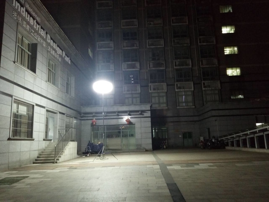 600W LED সেফটি বেলুন লাইট টাওয়ারঃ রাস্তা এবং বিল্ডিং মেরামতের আলো জন্য আদর্শ