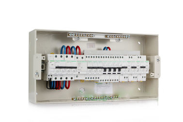 ধূসর সাদা বৈদ্যুতিক বিতরণ ক্যাবিনেট IEC60439-3 ওয়াল মাউন্ট বৈদ্যুতিক বিতরণ বক্স
