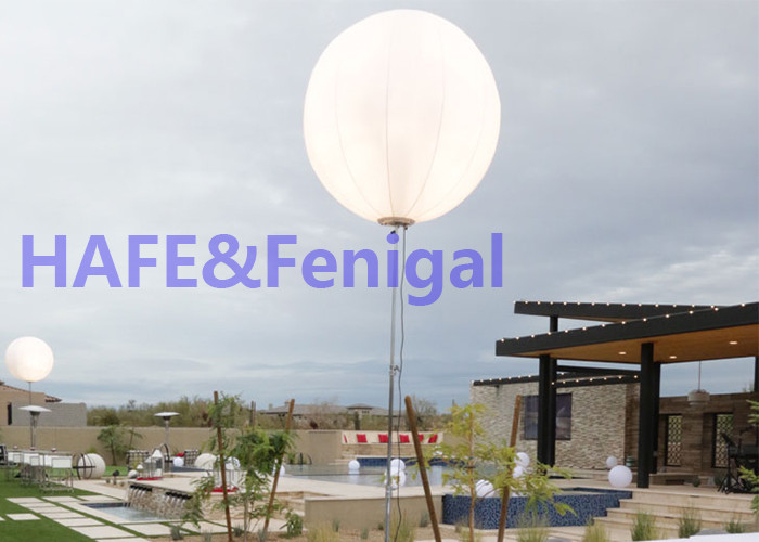 বিজ্ঞাপন আলংকারিক চাঁদ বেলুন লাইট ট্রাইপড LED 400W কার্যকলাপ নির্দেশিকা 2m