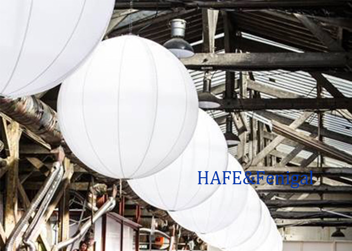 ইনডোর আউটডোর এলইডি 400W ইনফ্ল্যাটেবল বেলুন বিজ্ঞাপন স্ট্রিপড হ্যাংিং সজ্জা