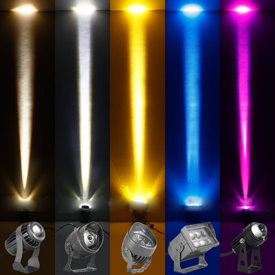 সংকীর্ণ বিম ঘরোয়া নেতৃত্বাধীন আলো ক্রি ওয়াল ওয়াশার ল্যাম্প 10W আরজিবি AC85-265V জলরোধী স্পটলাইটস লাইন