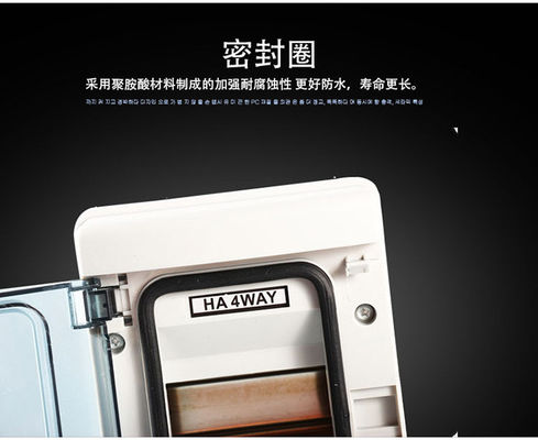 গ্রে হোয়াইট ওয়াটারপ্রুফ এইচটি ডিস্ট্রিবিউশন বক্স এবিএস পিসি আউটডোর 5 8 12 15 18 24 উপায়