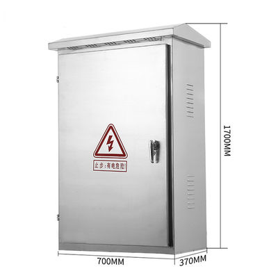 304 স্টেইনলেস স্টিল ওয়েদারপ্রুফ ডিস্ট্রিবিউশন বাক্স ওয়াল মাউন্ট ফ্লোর স্থায়ী ধাতব জংশন বক্স