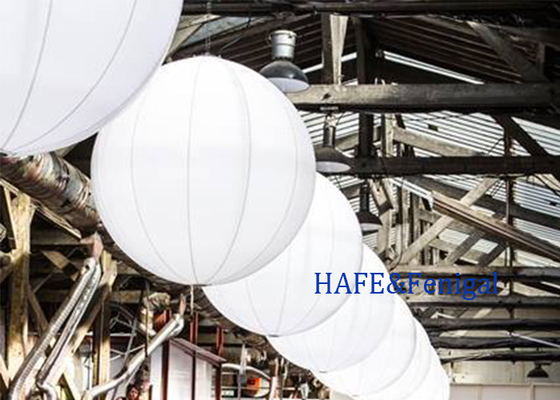 ইনডোর আউটডোর এলইডি 400W ইনফ্ল্যাটেবল বেলুন বিজ্ঞাপন স্ট্রিপড হ্যাংিং সজ্জা